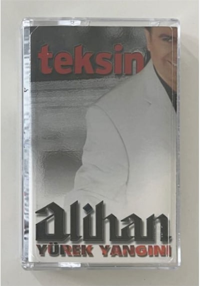 Alihan Yürek Yangını Teksin Kaset Orjnal Dönem Baskı Kaset