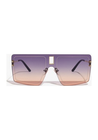 Zarune Mor Degrade Vintage & Retro Unisex Güneş Gözlüğü