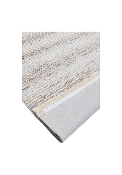 Classi Soft İnce Saten Bambu Halı Kaymaz Taban Yıkanabilir Modern Salon Mutfak Koridor Halısı Kahverengi