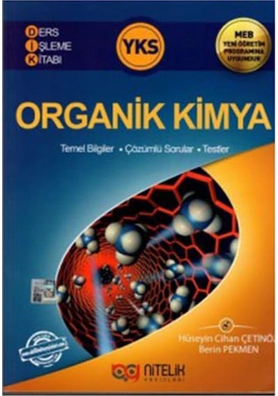 AYT Organik Kimya Ders İşleme Kitabı  -  Berin Pekmen  -   Hakan Cihan Çetinöz  -  Nitelik Yayınları
