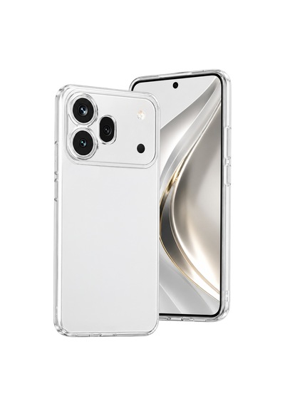 Huawei Honor 600 Pro Uyumlu Lüx Şeffaf Silikon - Şeffaf