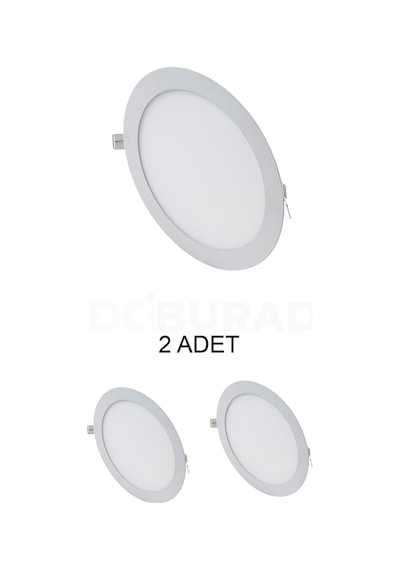 Cata Ct-5169 Slim Led Panel 18w Beyaz - 2 Li Paket Beyaz