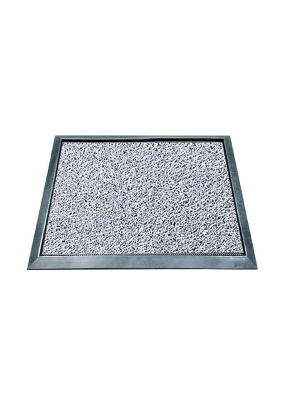 Hijyenik Plastik Paspas 60x80 Cm İçinde Kıvırcık Paspas Dahil Siyah