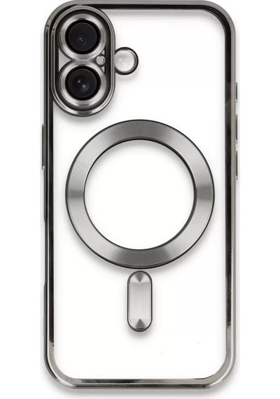 Newface Apple İphone 16 Kılıf Kross Magneticsafe Kapak - Titan Gri