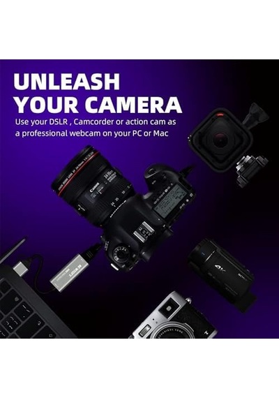 4k Usb 3.0 Video Capture Görüntü Yakalama Adaptörü Usb 4k 1080p Akış Öğretim Video Konferans Veya Ca