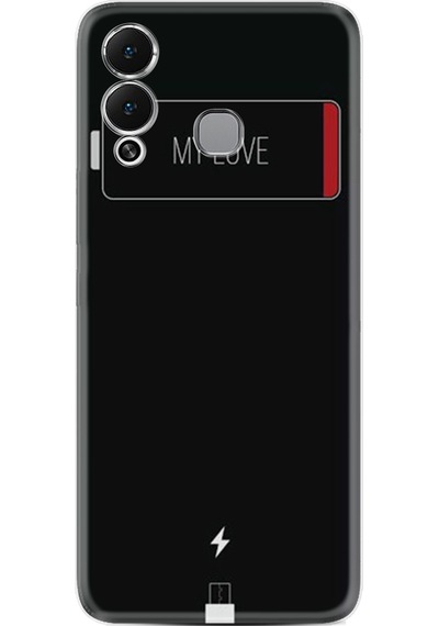 Infinix Hot 12 Play Kılıf Resimli Desenli Baskılı Silikon My Love 1402