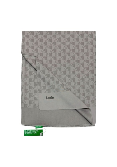 Benetton Elegante Şal - Tre - Yeni Gri