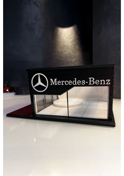 Mercedes-benz Showroom Tasarımlı Dekoratif Diorama 1:64