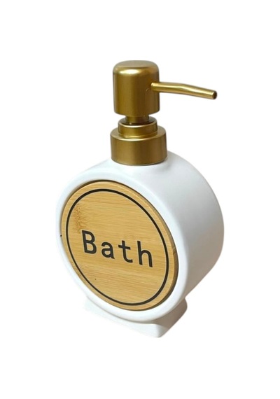 Porselen Sıvı Sabunluk 300ml Bath Beyaz 48408