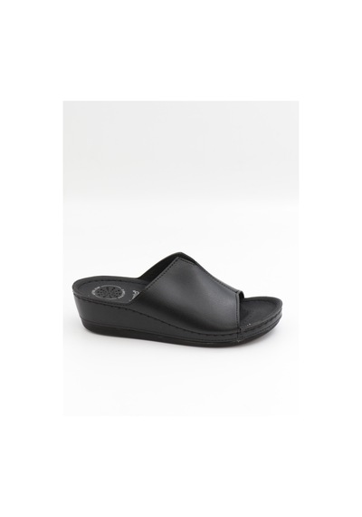 Bento 15069 Siyah 36-41 Anatomik Dolgu Kadın Terlik