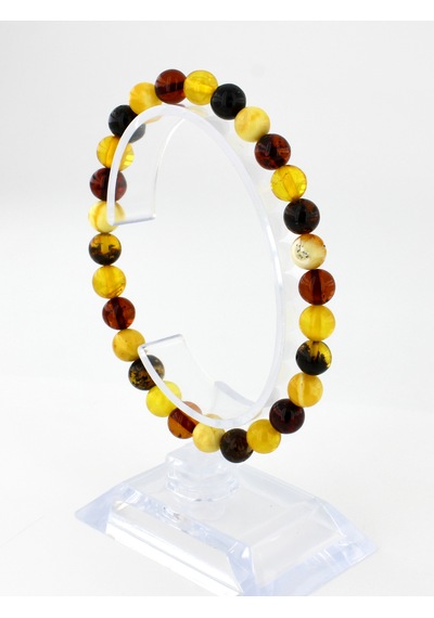 Kehribar Bileklik Kure Tasarım Ambergold Blk23-94 Çok Renkli