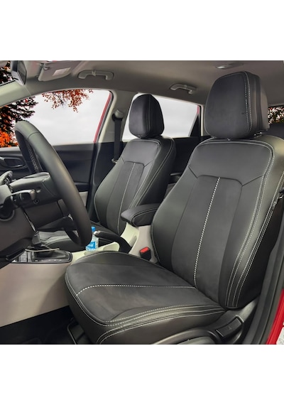 Hyundai İ20 Uyumlu Araca Özel Oto Koltuk Kılıfı 158543 Siyah