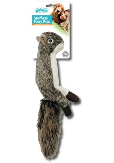 Pawise - 292 - Stuffless Squirrel Peluş Oyuncak - Edntrend - 35 Cm