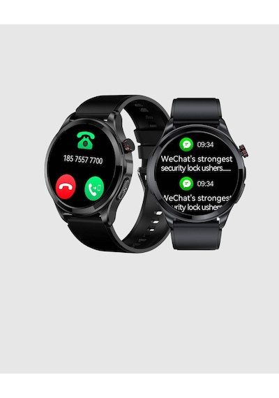 Amoled Ekranlı Smartwatch 3 Kordonlu, Kalp Atış & Uyku Takipli Akıllı Saat