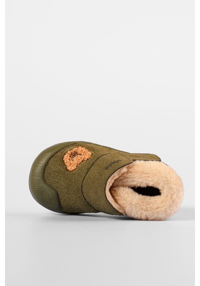 Vicco Kind Kürklü Unisex İlk Adım Haki Bot Haki
