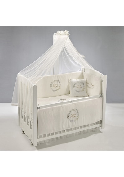 Meltem Kids Mia Anne Yanı Ahşap Sallanır Beşik 60 x 120 CM (Beyaz - Angel) Beyaz Meltem Kids Mia Anne Yanı Ahşap Sallanır Beşik 60 x 120 CM (Beyaz - Angel) Beyaz