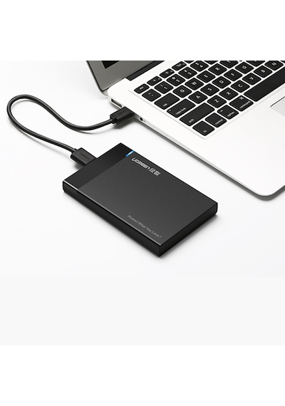 Ugreen Us221 Hdd Muhafaza 2,5 İnç Sata - Usb 3.0 Ssd Adaptörü Sabit Disk Sürücüsü Kutusu Harici Hdd Kutusu, Destek Uasp Protokolü