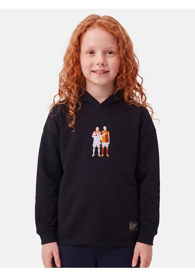 Gsstore Galatasaray & Reflect Studio Çocuk Legend Duo Hoodie Rsc2641 Siyah