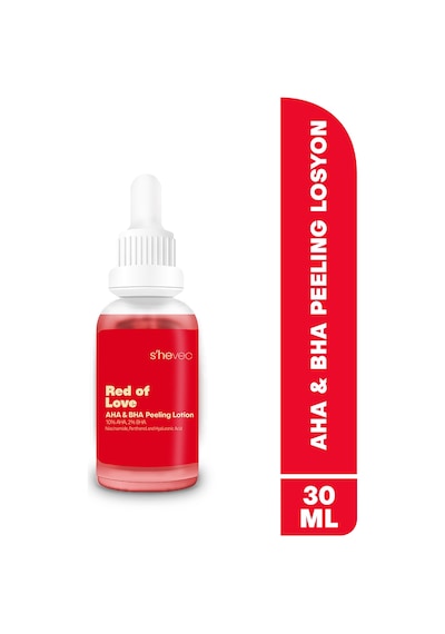 She Vec Red Of Love Bariyer Onarımı ve Güçlü Koruma Sağlayan Resurfacing Peeling Losyon 30 ML