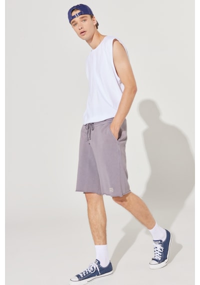 Lee Regular Fit Normal Kesim %100 Pamuk Lastikli Bel Lila Sweat Şort L231408505 Lila