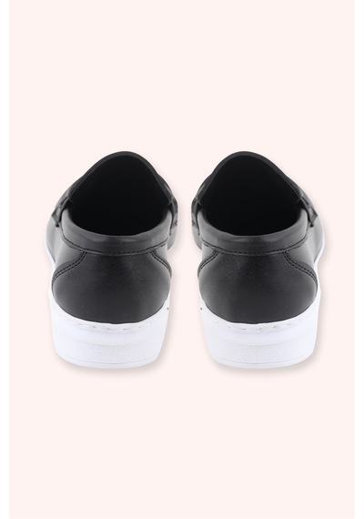 Erkek Çocuk Püskül Detaylı Siyah Sneaker 2512BK10003