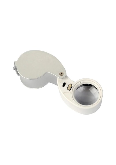 Mini 40x25mm Takı Büyüteç, Cep Büyüteç, Teftiş, Elmas Pullar, Madeni Kontrol Lup Mg21011