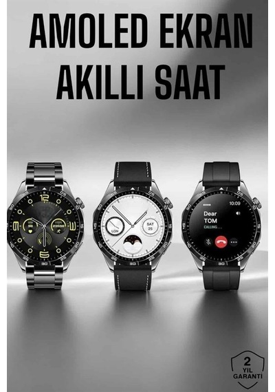 Akıllı Saat Aksesuarları Akıllı Saat Metal Kordonlu Gps Ve Nfc Uyumlu Arama Cevaplayan