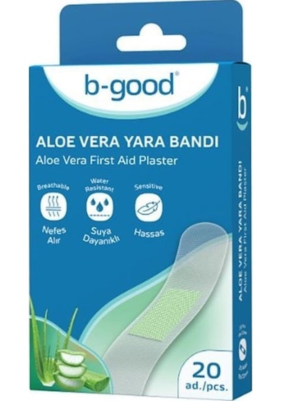 B-Good Aloe Vera Suya Dayanıklı Yara Bandı 20'li