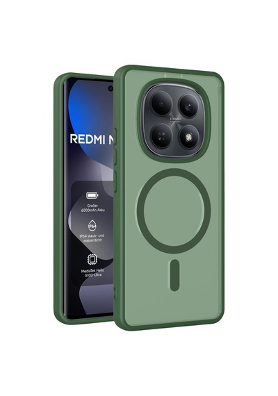 Joko Xiaomi Redmi Note 15 4g Jota Magsafe Kapak - Koyu Yeşil -
