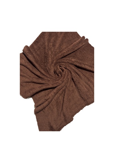 Welsoft Peluş Kumaş Çift Taraflı Yumuşak 180 Cm En -6003 Kahverengi