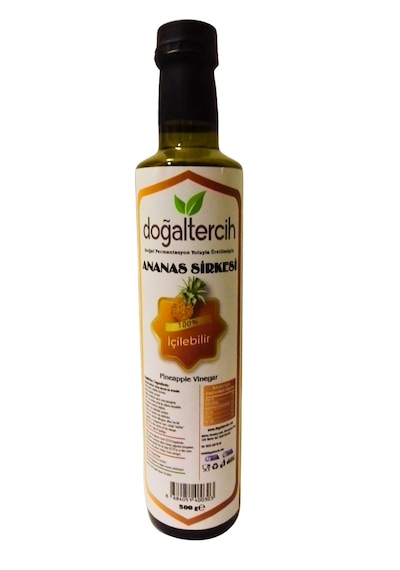 Doğaltercih Doağltercih İçilebilir Doğal Fermantasyon Ananas Sirkesi 500 Ml