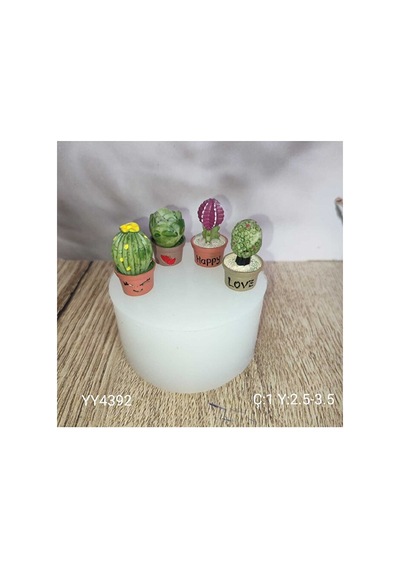 Yy4392 4lü Kaktüs Set Silikon Kalıp Diğer
