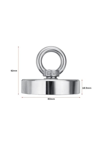 80Mm Fishing Magnet - Neodyum Pot Mıknatıs