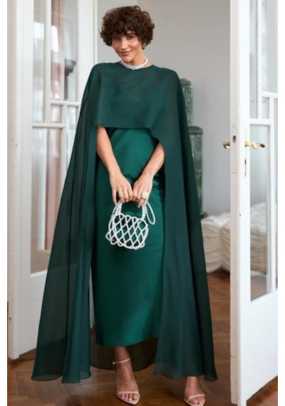 Ezni Atelier Şifon Gelin Pelerini 145 Cm Transparan Gelinlik Pelerini Uzun Gelin Pelerini Zarif Düğün Pelerini Yeşil Yeşil Ezni Atelier Şifon Gelin Pelerini 145 Cm Transparan Gelinlik Pelerini Uzun Gelin Pelerini Zarif Düğün Pelerini Yeşil Yeşil