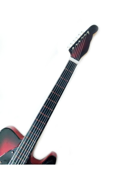 El Yapımı 1/4 Ölçek Minyatür Elektro Gitar Telecaster Standard