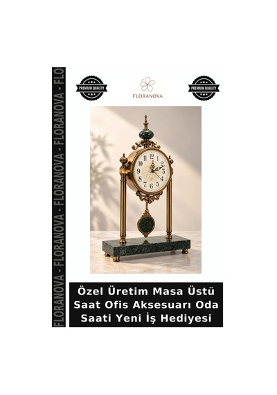 Özel Üretim Masa Üstü Saat Ofis Aksesuarı Oda Saati Yeni İş Hediyesi Çok Renkli