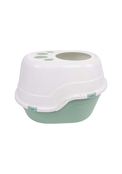 M-pets Eco Tima Kapalı Kedi Tuvaleti Deniz Yeşili 63x49x42 Cm 244-53022.01