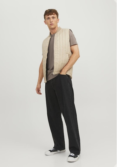 Jack & Jones Suya Dayanaklı Kapitone Yelek - City 12237730 Crockery Jack & Jones Suya Dayanaklı Kapitone Yelek - City 12237730 Crockery