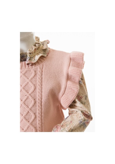 Xo Kids Kız Çocuk 3lu Alt Üst Takım 3-7 Yaş 4774 Pembe