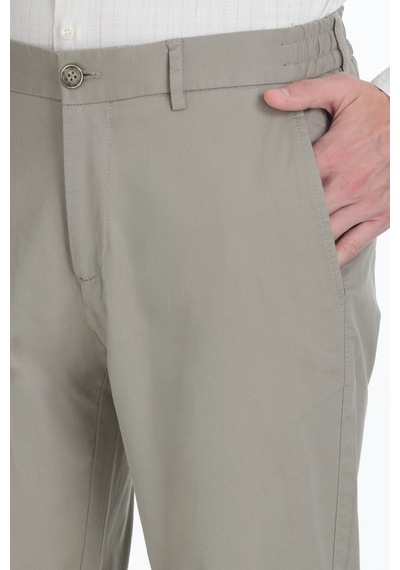 Hatemoğlu Yeşil Rahat Kesim Pamuklu Yandan Cepli Jogger Pantolon 34896 Olive