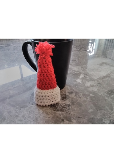 Noel Baba Yılbaşı Şapkası 10cm 3cm