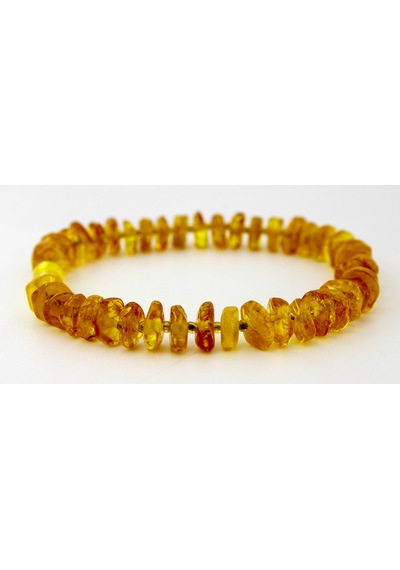 Kehribar Bileklik Amorf Tasarım Ambergold Blk23-97 Çok Renkli