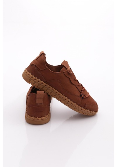 Dgn 379 Erkek Comfort Ayakkabi Taba Nubuk Taba