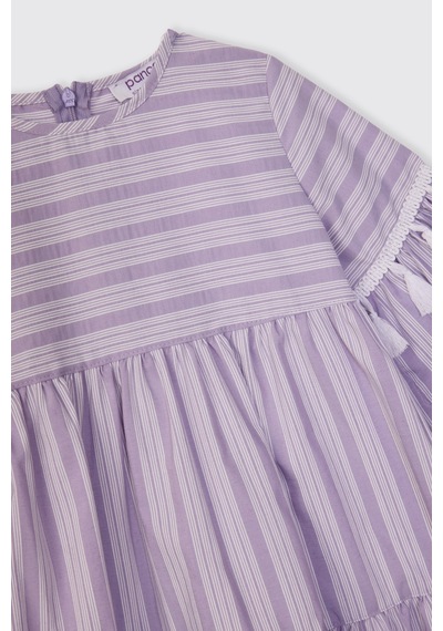 Panço Kız Bebek Lila Elbise 2611gb26056 Mor