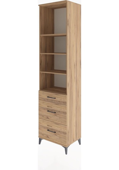 Hyperion Dolap 4 Raflı 3 Çekmeceli 60x44x243 Çam-çam Çam Hyperion Dolap 4 Raflı 3 Çekmeceli 60x44x243 Çam-çam Çam