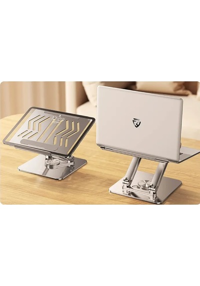 Rtako Rs-cp84 Tablet-laptop 360 Derece Döner Braket Stand - Gri Gri