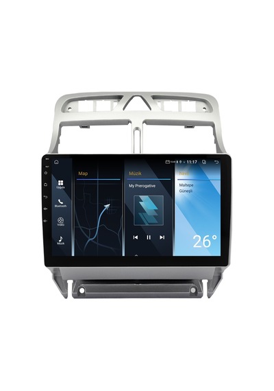 Peugeot 307 Android Multimedya Sistemi 2001-2008 Crv-4424xa 9"