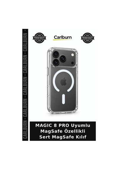 Magıc 8 Pro Uyumlu Magsafe Özellikli Sert Magsafe Kılıf Mobil Aksesuar Telefon Kılıfı Cihaz Koruyucu çok renkli