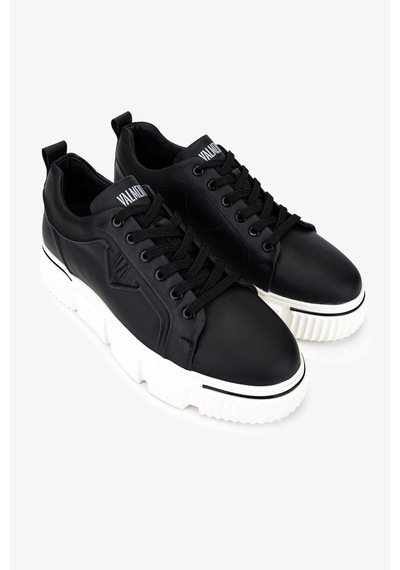 Valmenti Erkek Hakiki Deri Siyah Sneakers & Spor Ayakkabı 381 22524 Erk Ayk Sk25-26 Sıyah Mat Siyah