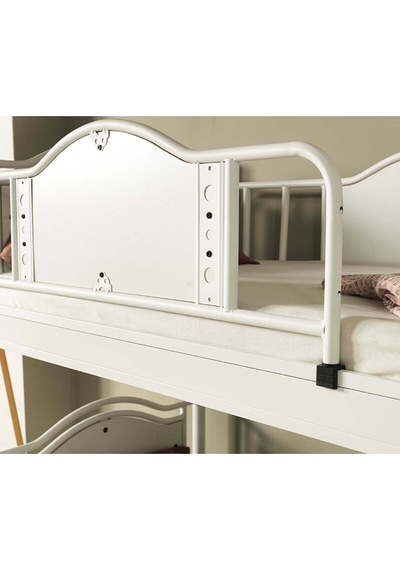 Argimo Argimo Avangard Genç Çocuk Odası Ahşap Başlıklı Metal Ranza ve Karyola 90 x 190 CM Yatak Ölçülü